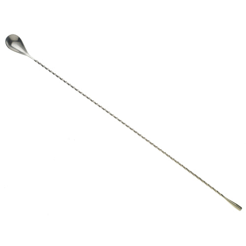 Barfly 19 5/8" Bar Spoon w/ Weighted Teardrop End, Stainless (M37014)-cityfoodequipment.com