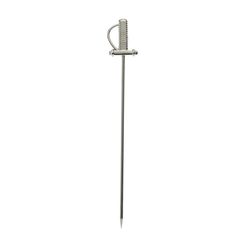 Barfly 4 5/8" Cocktail Pick w/ Sword Top, Stainless (M37065)-cityfoodequipment.com