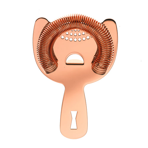 Barfly 2 Prong Bar Strainer - Stainless Steel, Copper Finish (M37026CP)-cityfoodequipment.com