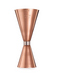 Barfly Slim Style Jigger - 1 oz & 2 oz, Copper w/ Stainless Band (M37090CP)-cityfoodequipment.com