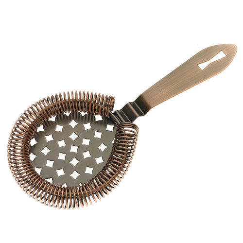 Barfly 6 7/8" Hawthorne Bar Strainer - Antique Copper (M37037ACP)-cityfoodequipment.com