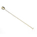Barfly 15 3/4" Bar Spoon w/ Muddler End, Gold (M37019GD)-cityfoodequipment.com