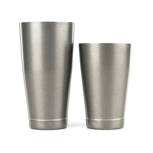 Barfly 28 oz & 18 oz Stainless Bar Cocktail Shaker Set, Vintage Finish (M37009VN)-cityfoodequipment.com