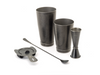 Barfly 5-Piece Cocktail Shaker Set - Vintage Black (M37101VBK)-cityfoodequipment.com