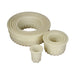 Mercer Culinary M35501 9 Piece Round & Fluted Cookie Cutter Set w/ Storage Container, Nylon-cityfoodequipment.com