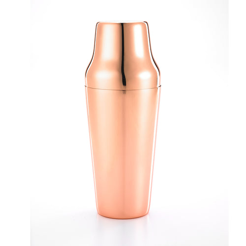 Barfly 2-Piece Parisienne Cocktail Shaker Set, Copper (M37085CP)-cityfoodequipment.com