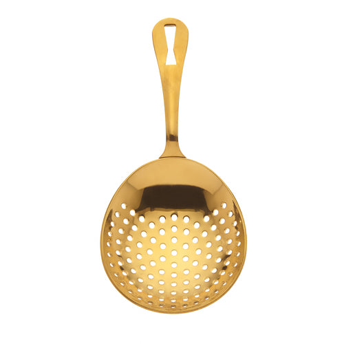 Barfly 6 1/2" Julep Strainer, Gold (M37028GD)-cityfoodequipment.com