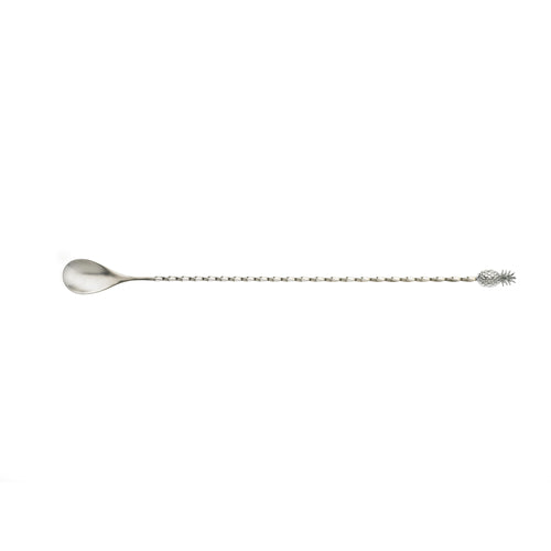 Barfly 13 1/4" Bar Spoon w/ Pineapple End, Stainless (M37012PIN)-cityfoodequipment.com