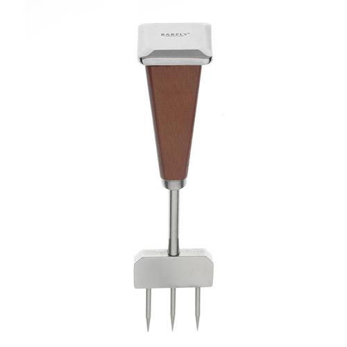 Barfly 8" Ice Chipper w/ Wood Handle - Stainless Steel (M37062)-cityfoodequipment.com