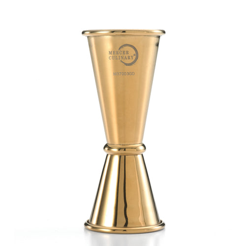 Barfly Double Japanese Style Jigger - 1 oz & 1 1/2 oz, Gold (M37003GD)-cityfoodequipment.com