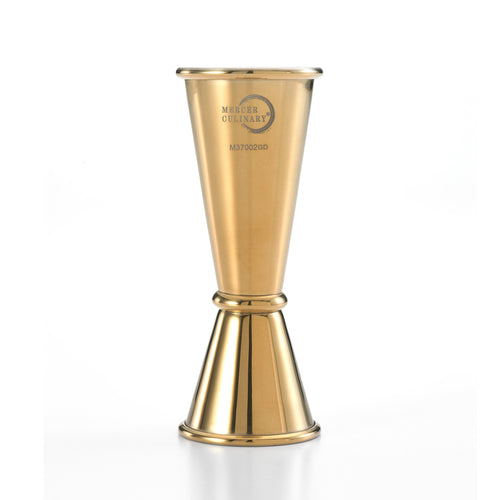 Barfly Double Japanese Style Jigger - 25 ml & 50 ml, Gold (M37002GD)-cityfoodequipment.com