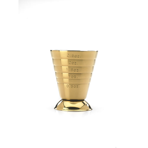 Barfly 2.5 oz Bar Measuring Cup, Gold (M37069GD)-cityfoodequipment.com