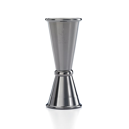 Barfly Double Japanese Style Jigger - 1 oz & 1 1/2 oz, Gun Metal Black (M37003BK)-cityfoodequipment.com