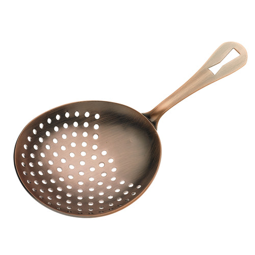 Barfly 6 1/2" Julep Strainer, Antique Copper (M37028ACP)-cityfoodequipment.com