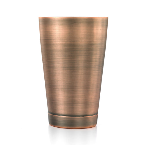 Barfly 18 oz Stainless Bar Cocktail Shaker, Antique Copper (M37007ACP)-cityfoodequipment.com