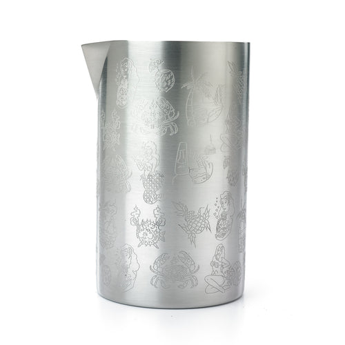 Barfly 21 oz Tiki Cocktail Mixing Tin, Stainless Steel (M37079)-cityfoodequipment.com