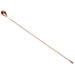 Barfly 19 5/8" Bar Spoon w/ Weighted Teardrop End, Copper (M37014CP)-cityfoodequipment.com
