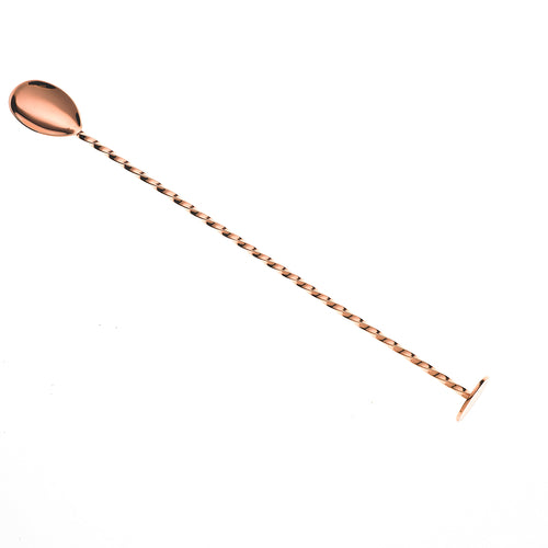 Barfly 11 13/16" Bar Spoon w/ Muddler End, Copper (M37018CP)-cityfoodequipment.com