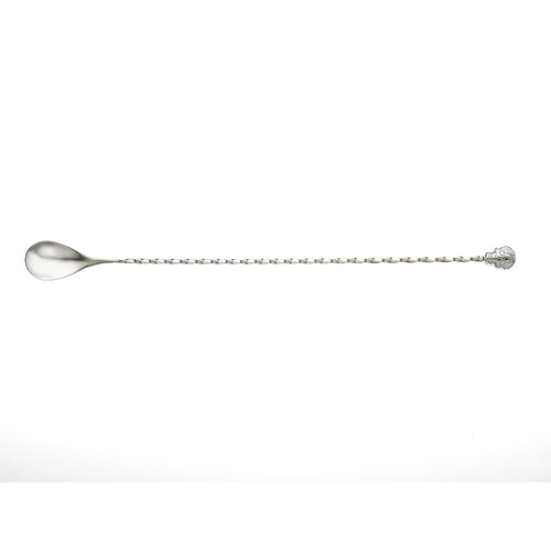Barfly 13" Bar Spoon w/ Sugar Skull End, Stainless (M37012SUS)-cityfoodequipment.com