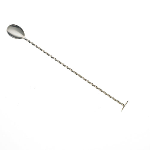 Barfly 11 13/16" Bar Spoon w/ Muddler End, Stainless (M37018)-cityfoodequipment.com