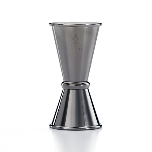 Barfly Double Japanese Style Jigger - 1/2 oz & 3/4 oz, Gun Metal Black (M37000BK)-cityfoodequipment.com