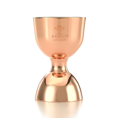 Barfly Straight Rim Jigger - 25 ml & 50 ml, Copper (M37098CP)-cityfoodequipment.com