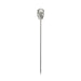 Barfly 4 3/8" Cocktail Pick w/ Skull Top, Stainless (M37064)-cityfoodequipment.com