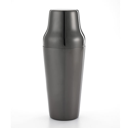 Barfly 2-Piece Parisienne Cocktail Shaker Set, Black (M37085BK)-cityfoodequipment.com