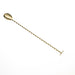 Barfly 11 13/16" Bar Spoon w/ Muddler End, Gold (M37018GD)-cityfoodequipment.com