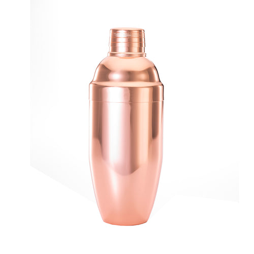 Barfly 3-Piece Japanese Cocktail Shaker, Copper (M37039CP)-cityfoodequipment.com
