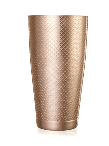 Barfly 28 oz Diamond Lattice Stainless Bar Cocktail Shaker, Copper (M37199CP)-cityfoodequipment.com