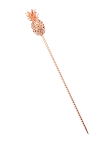 Barfly 4 3/8" Cocktail Pick w/ Pineapple Top, Copper (M37181CP)-cityfoodequipment.com