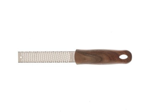 Barfly 10" Bar Zester w/ Cover - Walnut Handle, Stainless (M37178)-cityfoodequipment.com