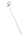 Barfly 4 3/8" Cocktail Pick w/ Bamboo Knot Top, Stainless (M37182)-cityfoodequipment.com