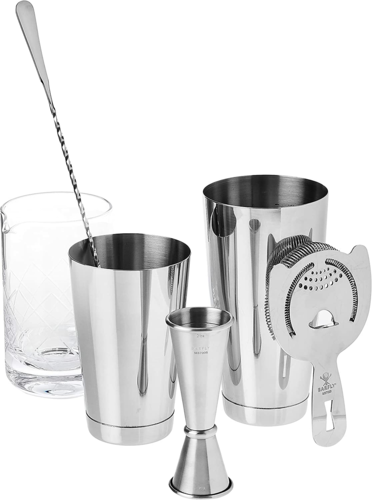 Barfly 5-Piece Cocktail Mixing Set - Stainless Steel (M37131)-cityfoodequipment.com