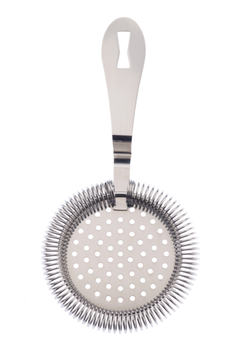 Barfly 7 1/4" Deluxe Antique Hawthorne Bar Strainer - Stainless Steel (M37218)-cityfoodequipment.com