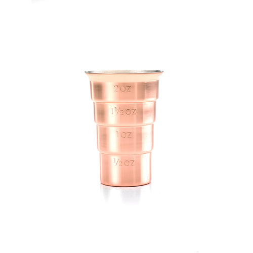 Barfly 2 oz Stepped Jigger, Copper (M37109CP)-cityfoodequipment.com