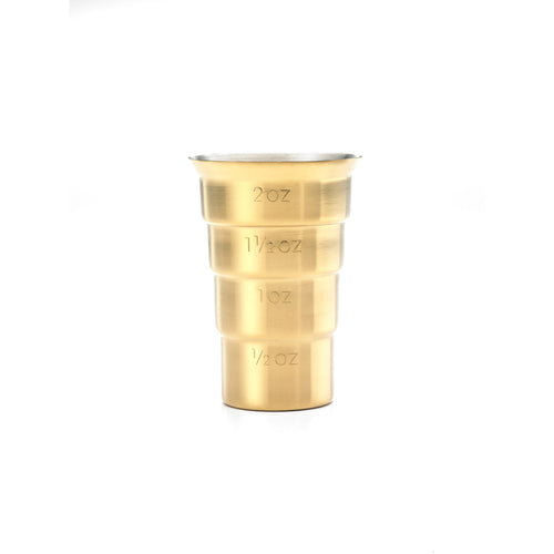 Barfly 2 oz Stepped Jigger, Gold (M37109GD)-cityfoodequipment.com