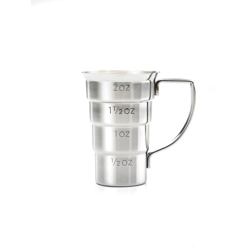 Barfly 2 oz Stepped Jigger w/ Handle, Stainless (M37108)-cityfoodequipment.com