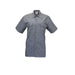 Mercer Culinary M60250GYS Metro Edge™ Brewer Work Shirt w/ Short Sleeves - Poly/Cotton, Gray, Small-cityfoodequipment.com