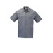 Mercer Culinary M60250GY1X Metro Edge™ Brewer Work Shirt w/ Short Sleeves - Poly/Cotton, Gray, X-Large-cityfoodequipment.com