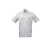 Mercer Culinary M60250WHXS Metro Edge™ Brewer Work Shirt w/ Short Sleeves - Poly/Cotton, White, X-Small-cityfoodequipment.com