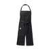 Mercer Culinary M63203BKD Full Length Bib Apron w/ (2) Pockets - 30" x 34", Cotton, Black-cityfoodequipment.com