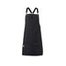 Mercer Culinary M63208BDBK Full Length Bib Apron w/ (5) Pockets - 30 1/2" x 25", Cotton, Black-cityfoodequipment.com