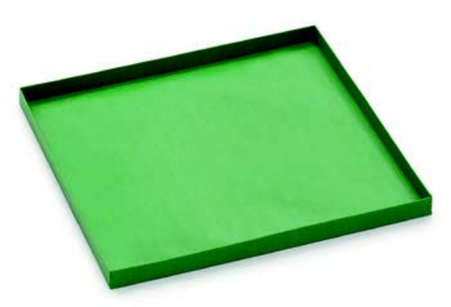 Merrychef 32Z4093 Teflon Basket w/ Solid Bottom for eikon™ e2s Series Ovens - 11" x 11", Green-cityfoodequipment.com
