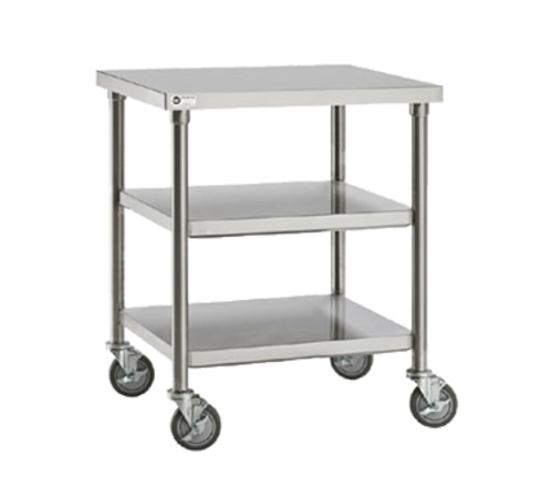 Merrychef STACK36 36" Single Oven Cart W/ Heavy-Duty Stem Casters For Single E4-cityfoodequipment.com