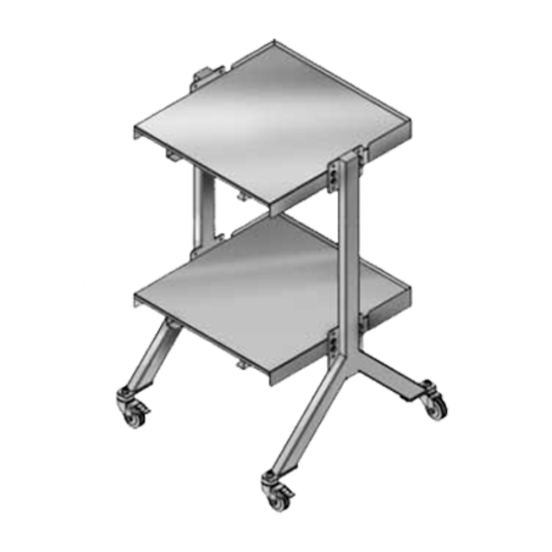Merrychef STACK48 48" Double Oven Cart W/ Heavy Duty Stem Casters, For Double E4-cityfoodequipment.com