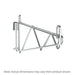 Metro 1WS14C Super Erecta™ Shelf Support for 14"W Shelf, Post Mount-cityfoodequipment.com