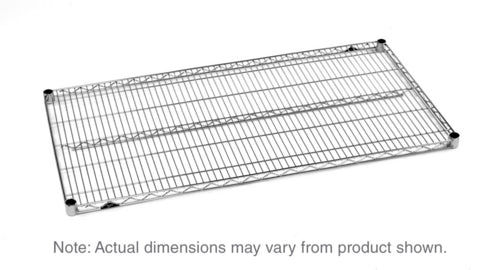 Metro 2460BR Super Erecta™ Brite Zinc Wire Shelf - 60"W x 24"D-cityfoodequipment.com