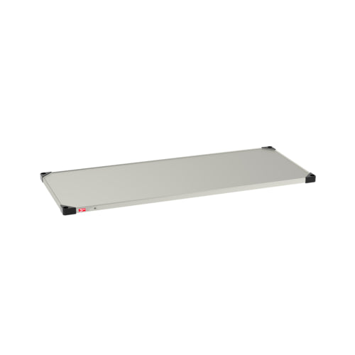 Metro 2460FS Super Erecta™ Stainless Steel Solid Shelf - 60"W x 24"D-cityfoodequipment.com